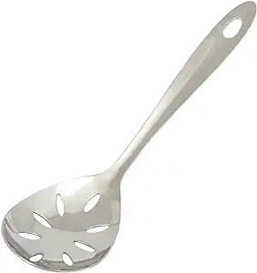 Chef Craft Select Slotted Serving Spoon, 9.5 inch, Stainless Steel