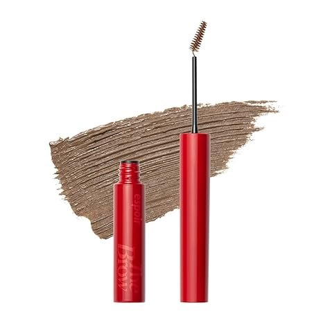 Espoir The Brow Color Fixing Cara #2 Taupe 0.1 fl oz | Easy Fixing without Clumping with Skinny Brush | Long Lasting Smudge proof Eyebrow Mascara