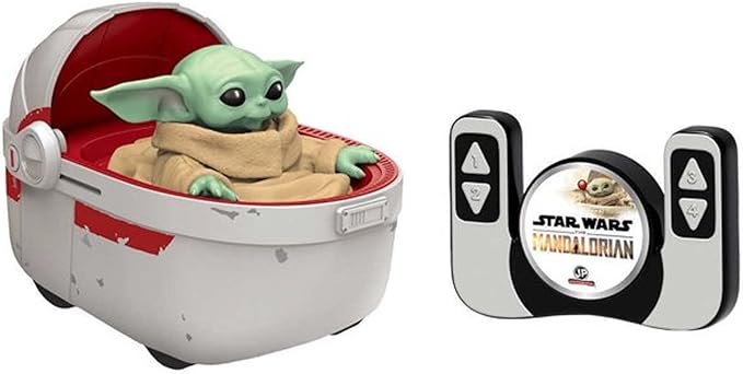 Jam'n Products Inc. Star Wars The Mandalorian & Baby Yoda Stunt RC Car 2.4 GHz Radio Control Toy for Kids Boys and Girls (Grogu)