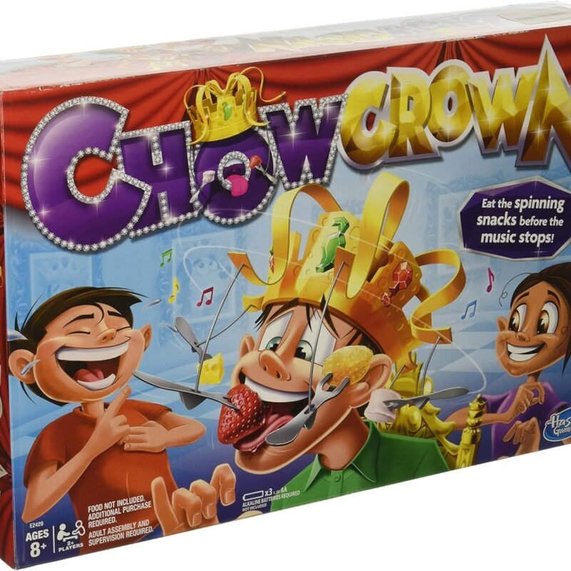 Chow Crown Game Kids Electronic Spinning Crown Snacks Food Kids & Family Game