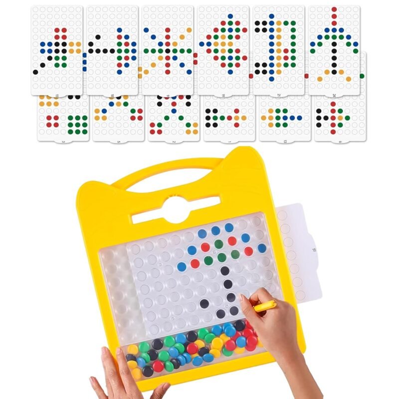 Dot Magpad Drawing Board Toy for Kids with 12 Double Sided Cards