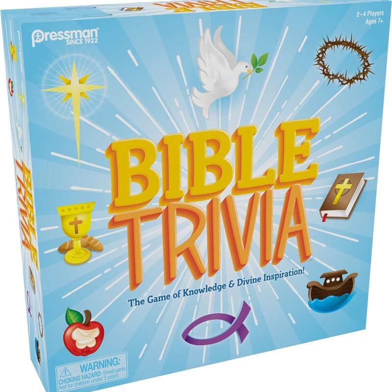 Bible Trivia by Pressman - The Game of Knowledge & Divine Inspiration, Multi Color