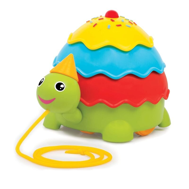 Funskool Giggles, Icecream Turtle, Pull Along Toy for Toddlers, Multicolour, Encourages walking, 18+ month