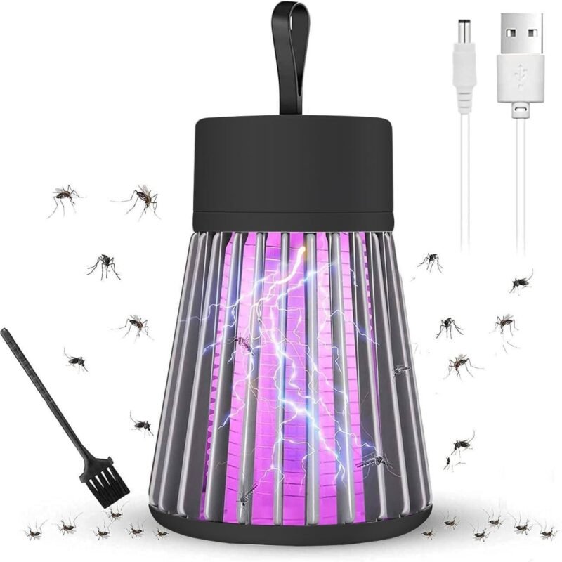 Electronic Portable LED Mosquito Killer Machine Trap Lamp, Mosquito Killer lamp for House, Bug Zapper for indoor outdoor GARDEN (Electronic LED Mosquito Killer)