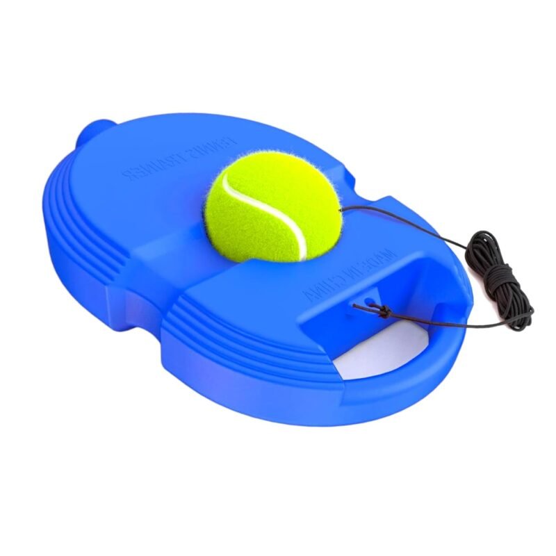 Tennis Trainer Rebound Ball - Tennis Training Tool Exercise Tennis Ball Self-Study Rebound Ball with Tennis Trainer Baseboard, Solo Tennis Self-Study Practice Trainer Tools with 1 Balls